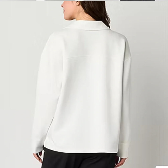 Xersion Women’s Off While, Button-up Shirt Jacket Hybrid Overshirt - Picture 10 of 10